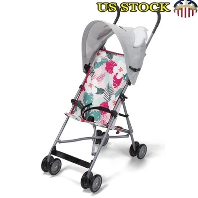 Toddler Umbrella Stroller Lightweight Compact Canopy 3-Point Harness Unisex - Image 1 of 4