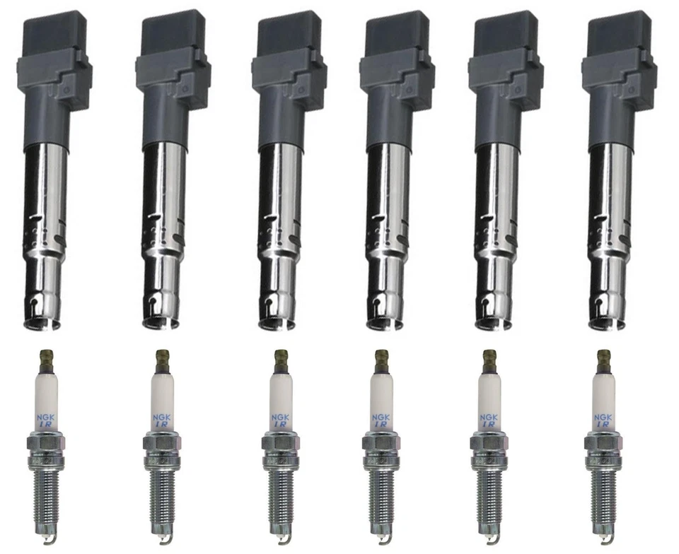 Bobina de encendido y bujías láser de iridio para Porsche Cayenne 3,6 L 2011-2014 Foto 1 de 4