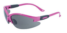 Global Vision Cougar Pink Women’s Motorcycle Safety Glasses Anti Fog Lens Z87.1