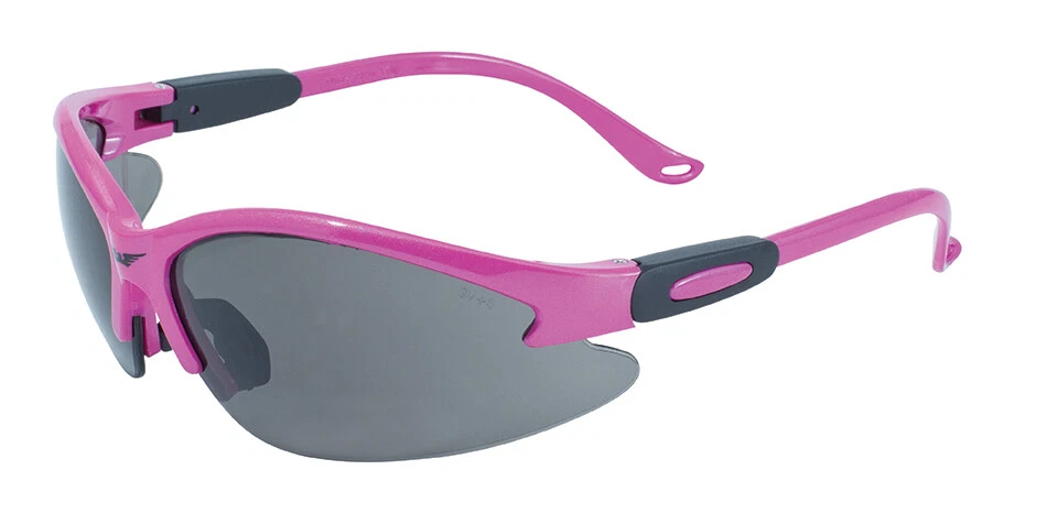 Global Vision Cougar Pink Women’s Motorcycle Safety Glasses Anti Fog Lens Z87.1 - Image 1 of 1