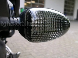 Schwarze Blinker Gläser BMW R 850 R R 1100 R smoked signal lenses - Picture 1 of 2