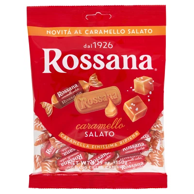 ROSSANA CARAMELLE AL CARAMELLO SALATO - SACCHETTO DA 150g - LIMITED EDITION - Image 1 of 3