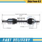 Front Left Driver CV Axle Joint Shaft For 2002 2003 2004 2005 2006 Mazda MPV
