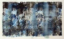 Lester Epstein (1919-1963) Abstract monotype c.1950's. NOMA