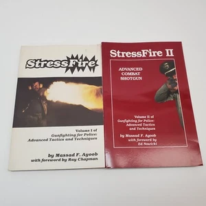 Massad F. Ayoob Lot: Stressfire I & II Gunfighting for Police Paperbacks - Picture 1 of 17