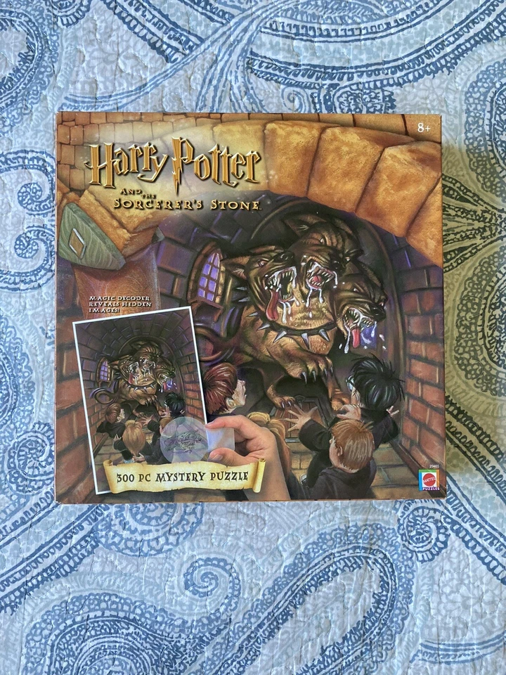 Harry Potter and The Sor's Stone Magic Decoder Reveals Hidden Image Puzzle B3g1f