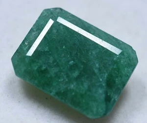 Gema tratada corte esmeralda verde natural colombiana con certificación GGL 10,25 quilates - Imagen 1 de 4
