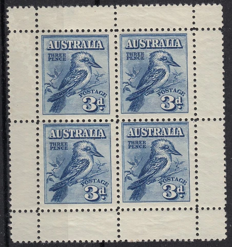 Australia #95a Mint Pane of 4 Cover
