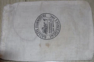 3646 Vintage algodón Bassett Furniture Industries Inc. saco de tela - Imagen 1 de 2