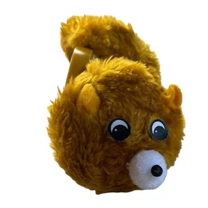 Paraorecchie orso vintage - plastica/tessuto anni '80 - Foto 1 di 6