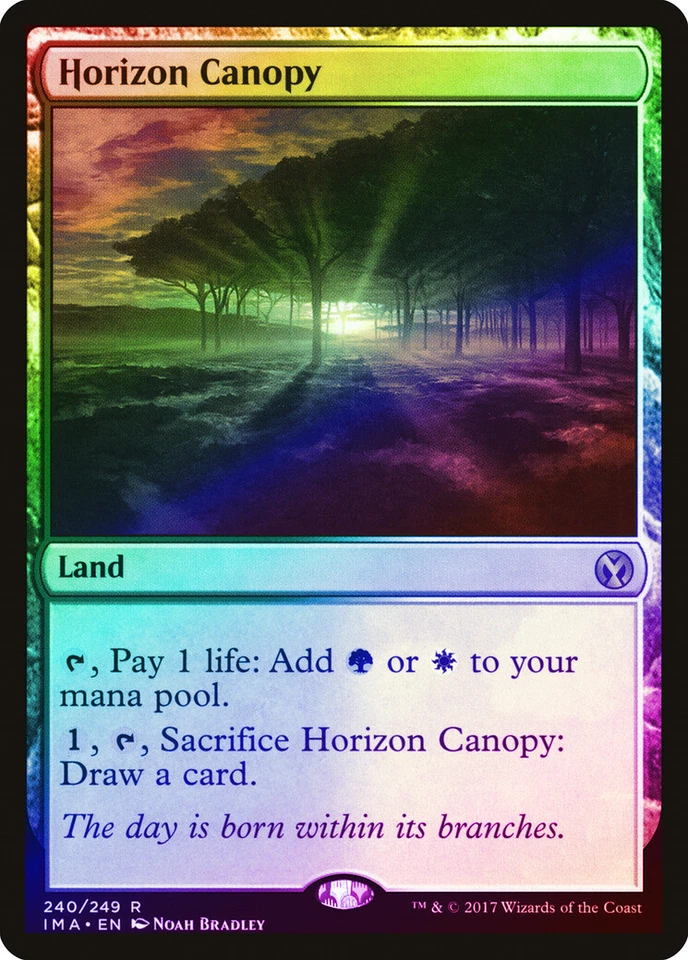 Horizon Canopy FOIL Iconic Masters NM Land Rare MAGIC GATHERING CARD ABUGames - Image 1 of 1
