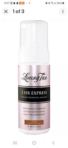 Self-Tan Mousse Loving Tan 2 HR Express Dark / FREE SHIPPING - Picture 1 of 5