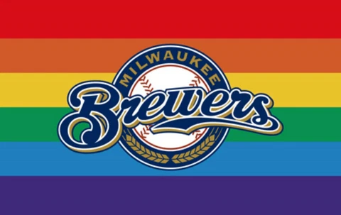 Milwaukee Brewers Pride Flag 3x5ft Banner Polyester Baseball World Series 011 Cover