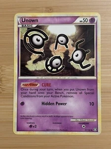 Unown 51/102 HGSS Triumphant Uncommon Regular Pokémon Karte TCG - Bild 1 von 2