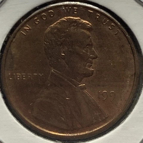 ERROR 1997 LINCOLN CENT PENNY WITH "FADING 7" Cover