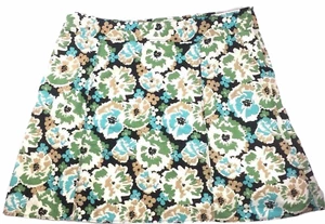 Merona Floral Skirt Womens Size 26W Botanical Abstract - Picture 1 of 8