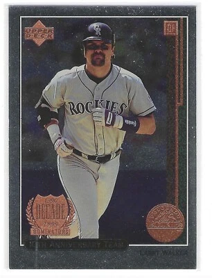Larry Walker 1999 Upper Deck 10th Anniversary Team Double 0243/4000 Card# X-29 - Image 1 of 4