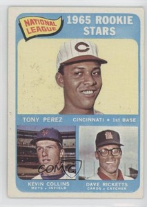 1965 Topps High # Tony Perez Kevin Collins Dave Ricketts #581 Rookie RC HOF