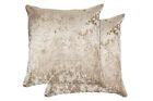 Dorchester Crushed Velvet Taupe Cushion Covers