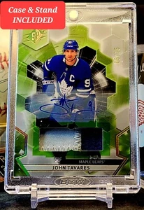 Parche de hockey autógrafo #5 hojas de arce John Tavares 2020-21 15 06/06 automático U.D SPx - Imagen 1 de 13