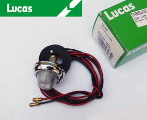 Genuine Lucas L658 Lamp & Lens, for; Triumph TR250 TR4A TR5 & Lotus Elan, 56466