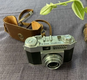 Vintage Olympus Wide-E Film 35mm Camera D.Zuiko-W F.C. f1:3.5 3.5cm Lens. #S-43 - Picture 1 of 12