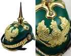 Green German Pickelhaube Imperial Prussian Helmet German Halloween Best Gift