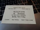 Sullivans Fish Chips - 34-38 New Rd, Hornsea Hu18 1Pw Vintage Card  10/7 Cm