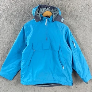 mini Boden Girls 11 - 12Y Ski Jacket Pullover Blue Hooded Insulated Powder Skirt - Picture 1 of 16