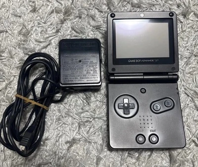 Nintendo Game Boy Advance SP Cobalt Black  Console w/ Charger - Image 1 of 4