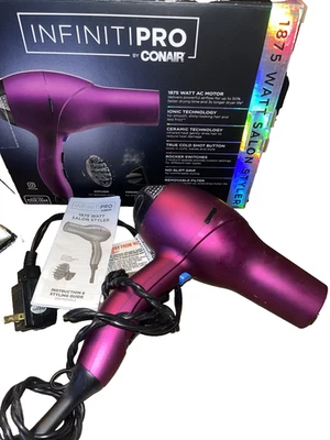 Infiniti Pro CONAIR 1875 Watt Salon Styler Professional w 2 Attachment - Image 1 of 4
