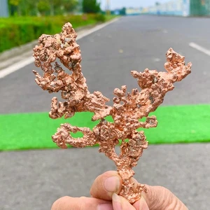 114G Rare!! iridescent Native Copper crystal mineral specimen - Picture 1 of 22