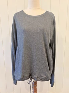 NWT Bonds Size M Medium Dark Grey Long Sleeve Panel Pullover Sports Top - Foto 1 di 13