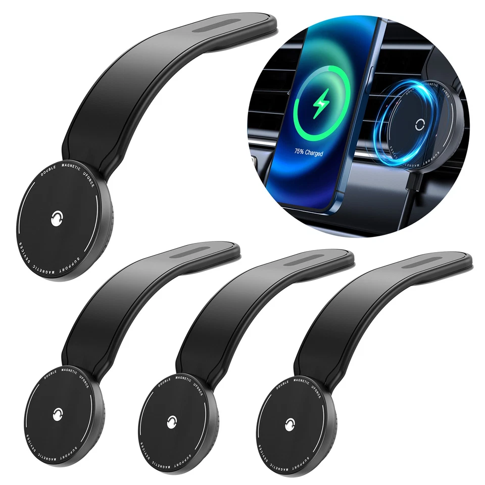 Soportes magnéticos para teléfono para su automóvil - Cargador MagSafe para automóvil de carga rápida para iPhone Foto 1 de 4
