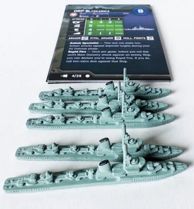 1x ORP Blyskawica Axis & Allies War at Sea Miniatures 4/39 Set V Fleet Command - Picture 1 of 2