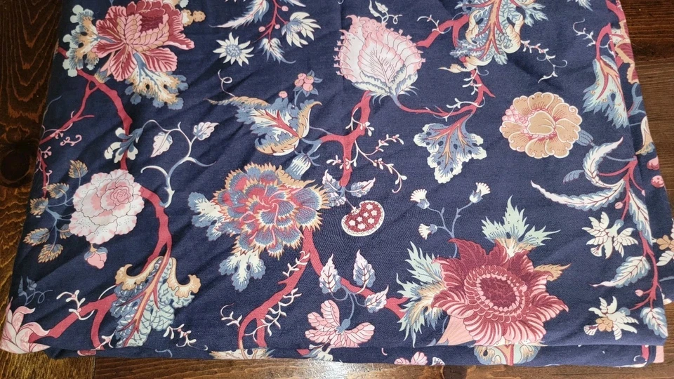 Funda nórdica Ikea NASSELKLOCKA Full Queen Jacobea índigo azul marino usada en excelente estado Foto 1 de 4