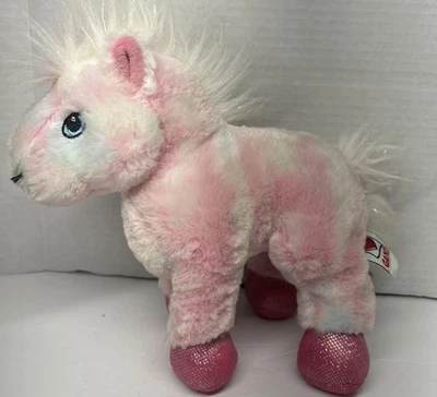 Webkinz Pink Pony Stuffed Toy Ganz HM117 Plush Horse Toy - Image 1 of 4