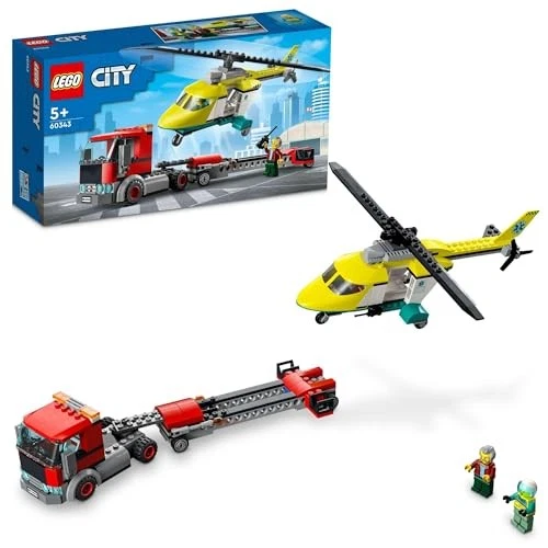 LEGO City Rescue Helicopter Transport Truck 60343 NEW - Image 1 of 1
