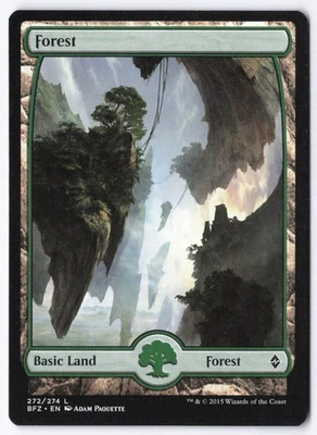 Forest () - Full Art L Battle for Zendikar 272 LP - Image 1 of 2