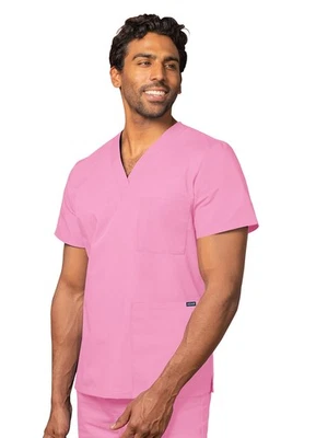 Adar Unisex Medical Nursing Workwear Uniform Multi Pocket V-Neck Scrub Top - Image 1 of 4
