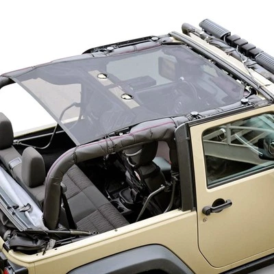 For Jeep Wrangler JK 18 Rugged Ridge 13579.06 Eclipse Black Full Cover Sun Shade - Image 1 of 4