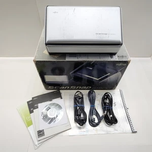 Fujitsu ScanSnap S1500 Color Image Document Scanner Power USB Cables & CD Tested - Picture 1 of 19