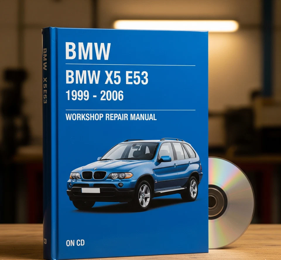 BMW X5 E53 1999 - 2006 мастерская руководство по ремонту на компакт-диске. - Изображение 1 из 1