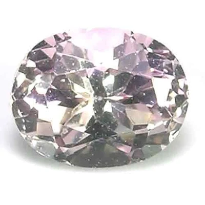 BEWITCHING NATURAL AFRICAN IMPERIAL PINK MALAYA GARNET GEM - OVAL CUT - Image 1 of 3