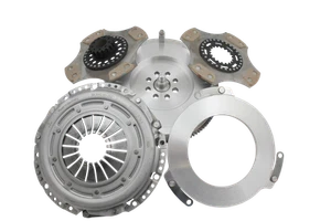 Doppellamellen Kupplungssatz bis 1400 Nm 8 Schrauben Stage 4 FTWL für BMW N54B30 - Afbeelding 1 van 2