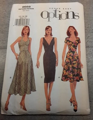 V 9668 Vogue Patterns Schnittmuster Kleid US 12 - 16/ D 38 - 42   unbenutzt  - Bild 1 von 3