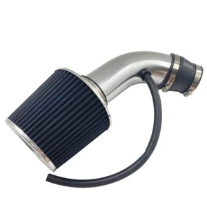 3" Universal Cold Air Intake Kit Intake Pipe Kit Aluminium Automotive Air Int... - Picture 1 of 7