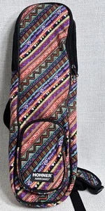 Hohner Airboard Multicolored Aztec Zipper Soft Case With Padded Strap - Picture 1 of 7