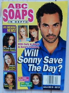 ABC Soaps In Depth Maurice Benard Sonny GH Carly Alexis 2001 Ricky Martin PC AMC - Picture 1 of 1