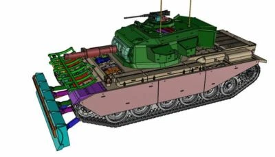 Centurion Mk.5 AVRE Arsenal-M 116100301 Resin 1/87 Scale Kit Unfinished - Image 1 of 3